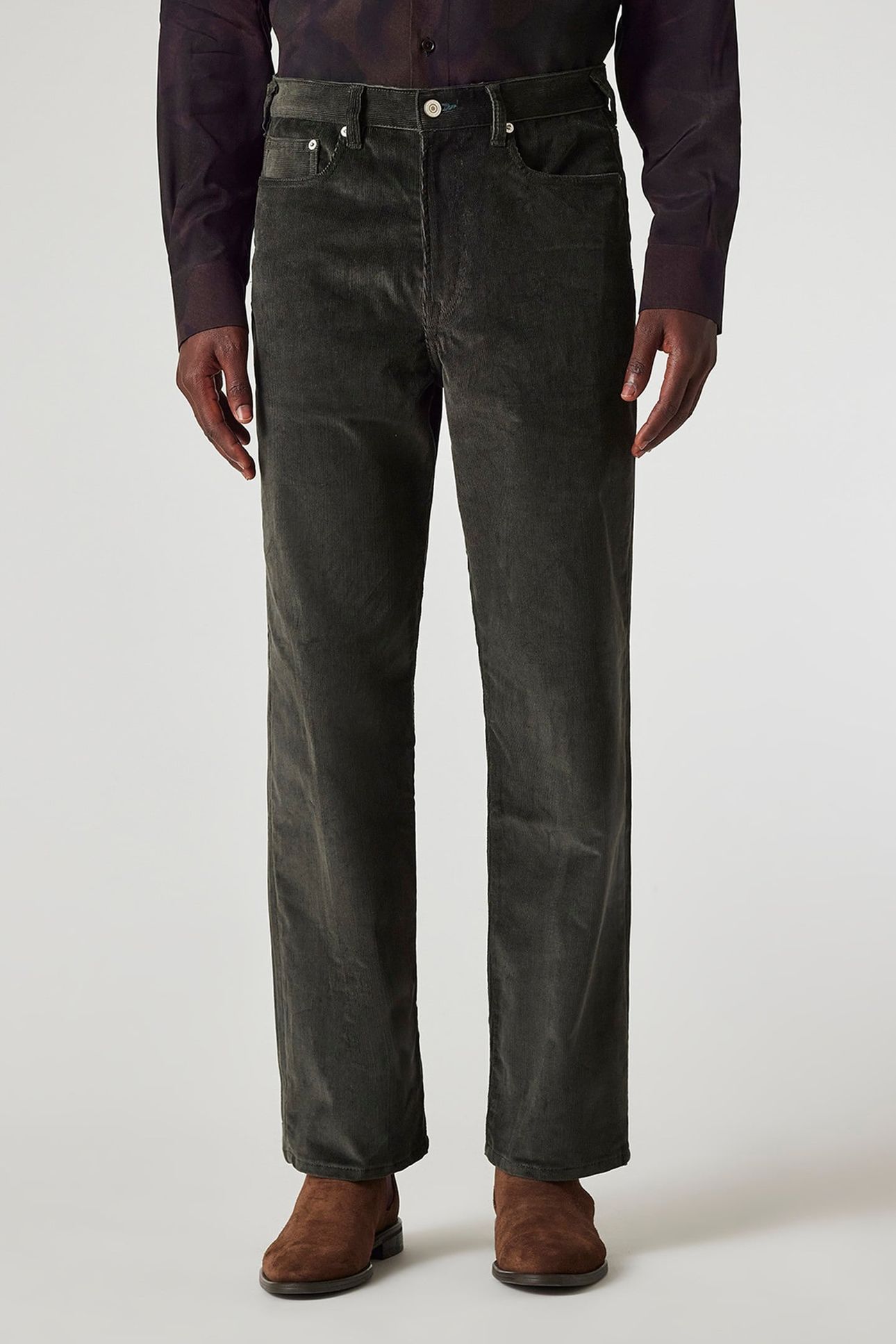 MENS RELAXED FIT JEAN BOTTLE GREEN 1