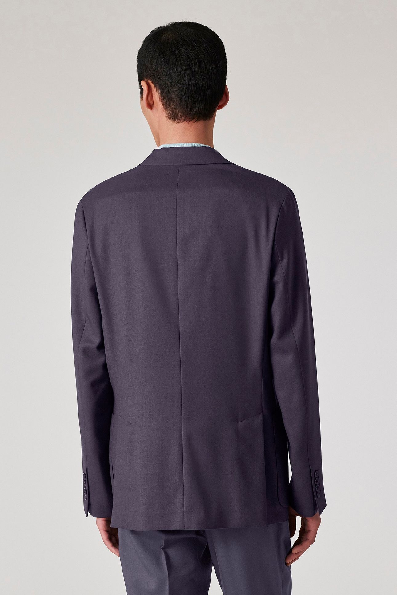 MENS 2 BUTTON JACKET DARK VIOLET 2