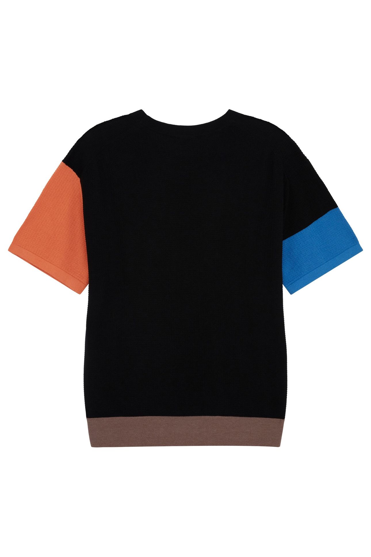 MENS SWEATER SS T SHIRT BLACK 7