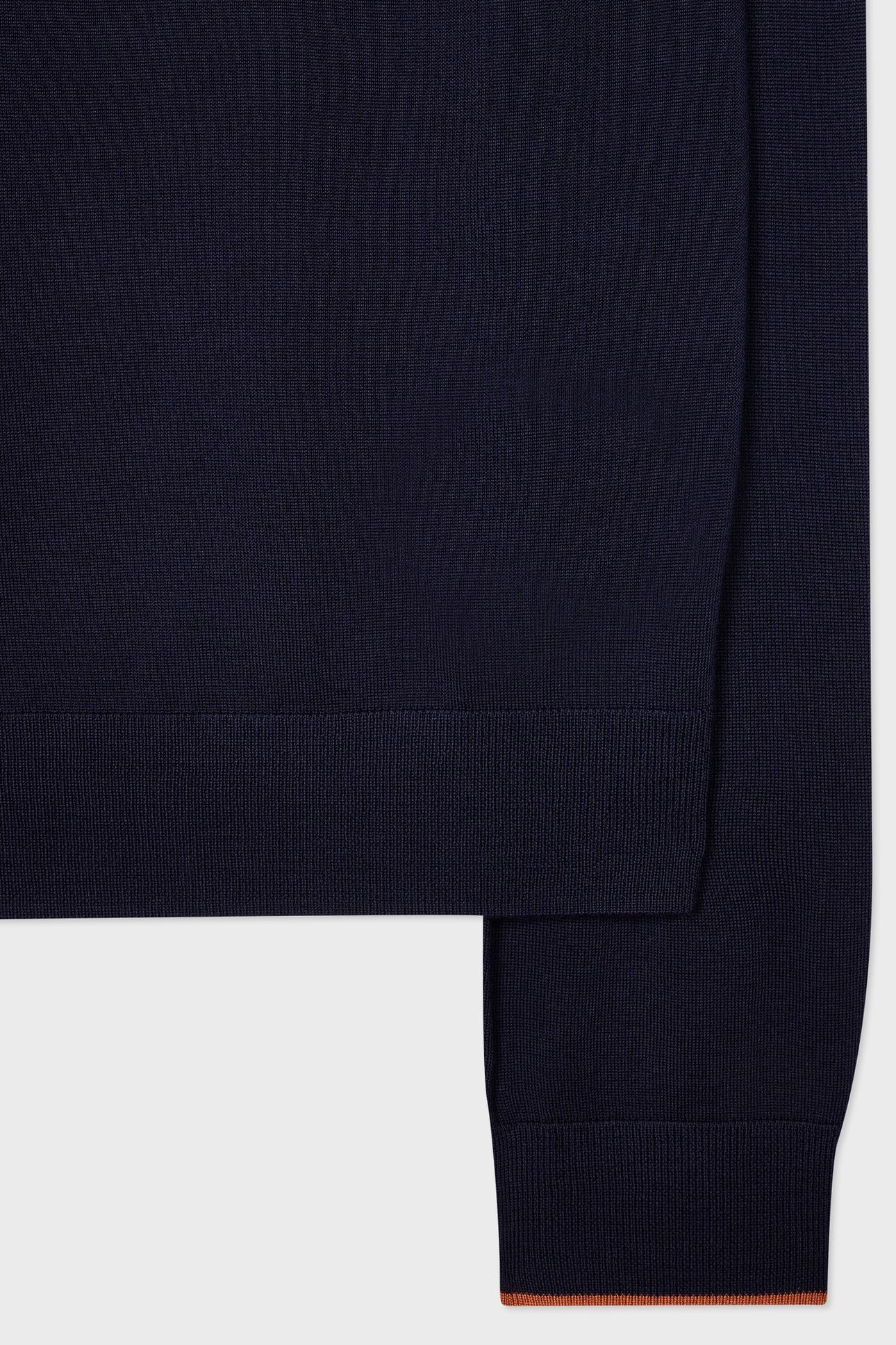 MENS SWEATER LS POLO SHIRT VERY DARK NAVY 6