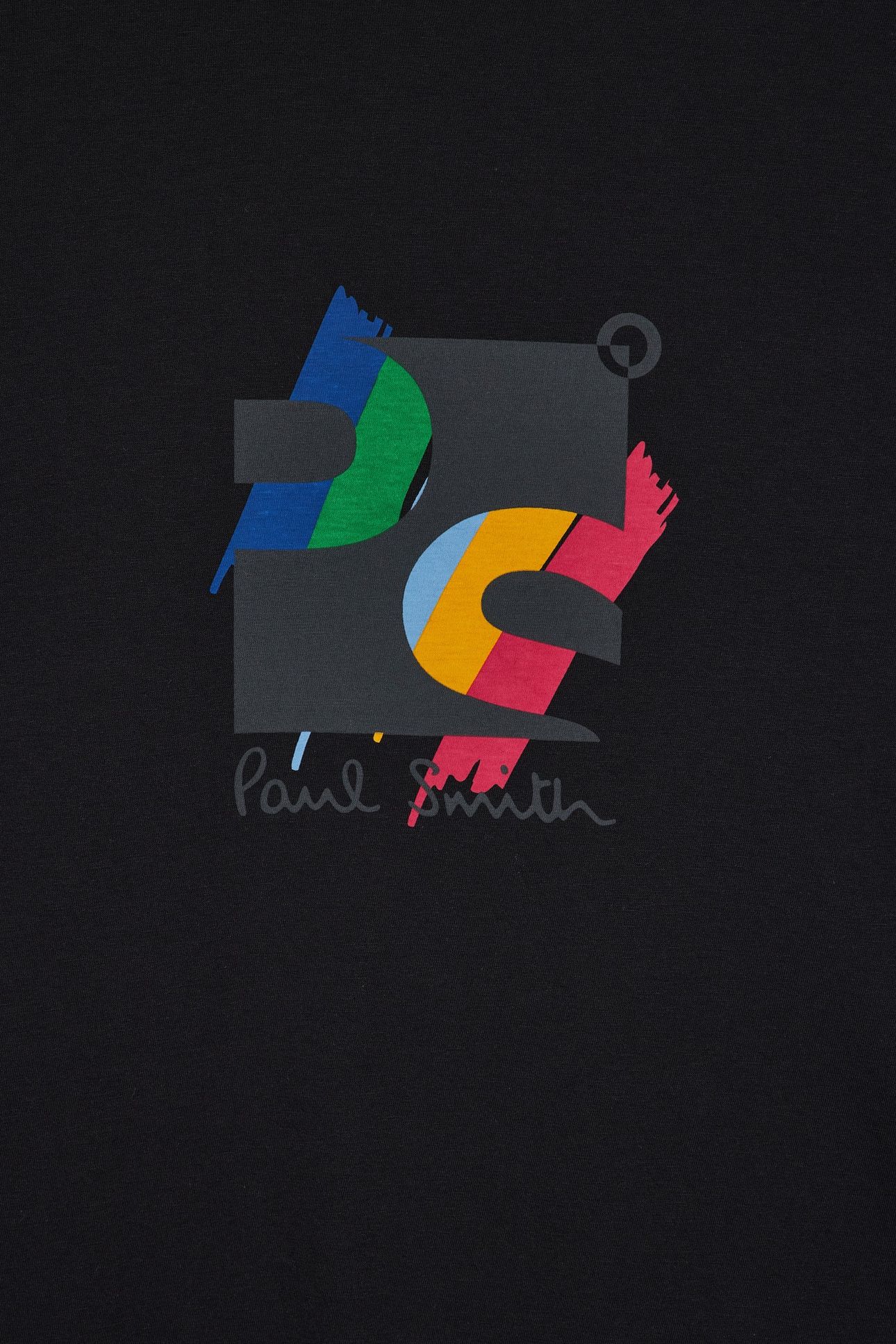 MENS REG FIT T SHIRT PS SQUARE BLACK 2