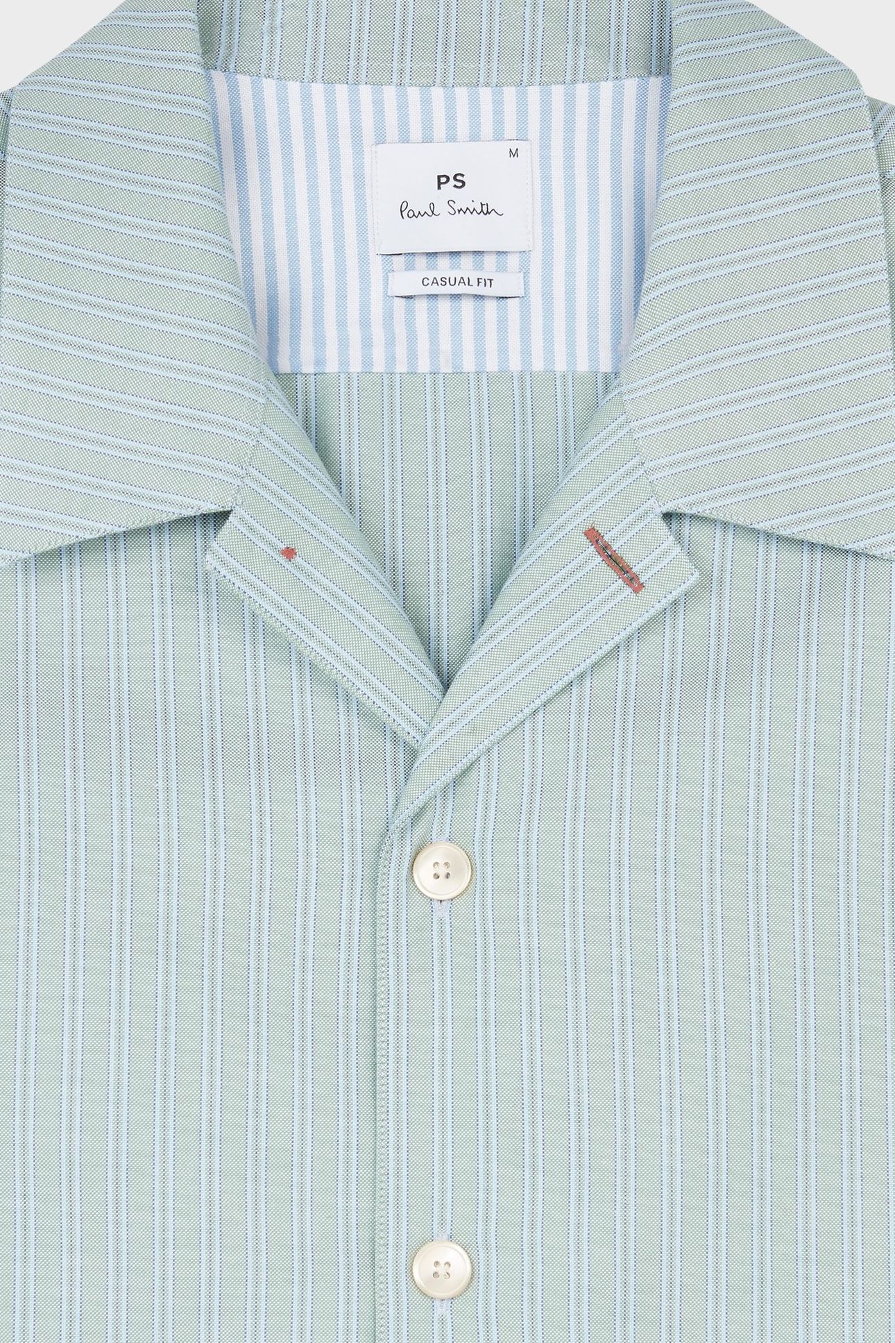 MENS SS CASUAL FIT SHIRT LT GREYISH GREEN 2