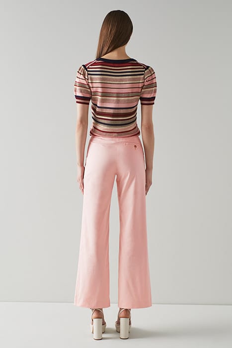 KATIE WIDE-LEG & FLARED JEANS PINK 2