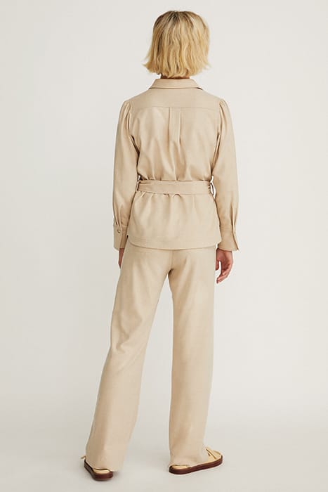 WASHED FLANNEL TOP CREAM 2