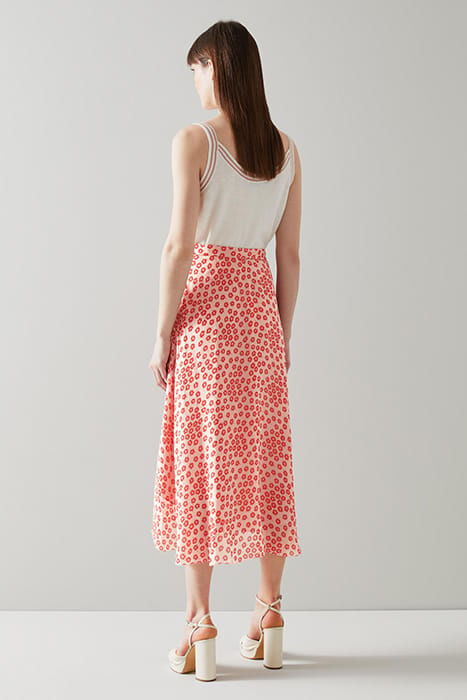 KRASNER MIDI SKIRT PINK 2