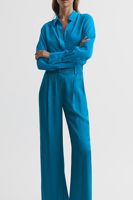 EDEN BUTTON-DOWN SHIRT — BLUE 4