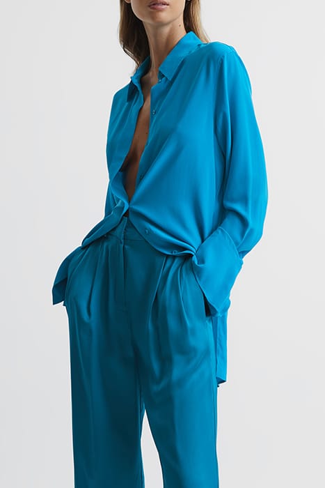 EDEN BUTTON-DOWN SHIRT — BLUE 1