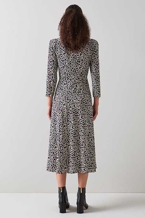 GABRIELLE MIDI DRESS CREAM 2