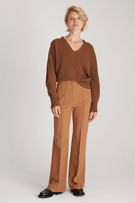 COMPACT STRETCH RELAXED PANTS CINNAMON 2