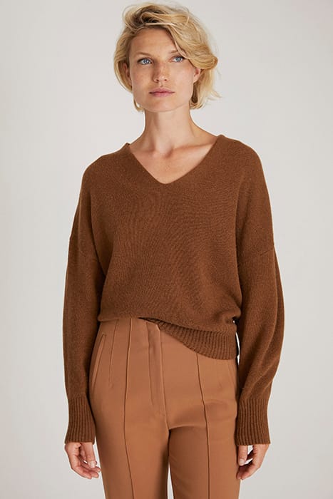 COMPACT STRETCH RELAXED PANTS CINNAMON 4