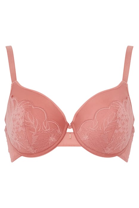 MIDNIGHT FLOWERS - COVERING T-SHIRT BRA PEACH DELIGHT 1