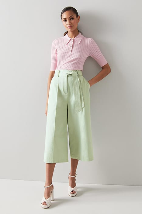 LENA WIDE-LEG & FLARED JEANS MINT 1