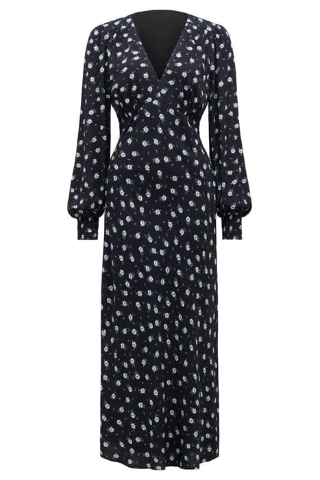 FARAH BIAS CUT MIDI DRESS HIGHFIELD DITSY 5