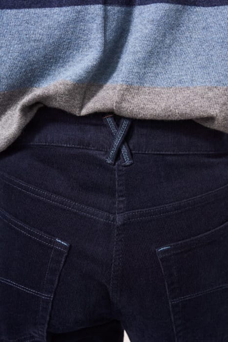 BROOKE STRAIGHT CORD TROUSER DARK NAVY 3