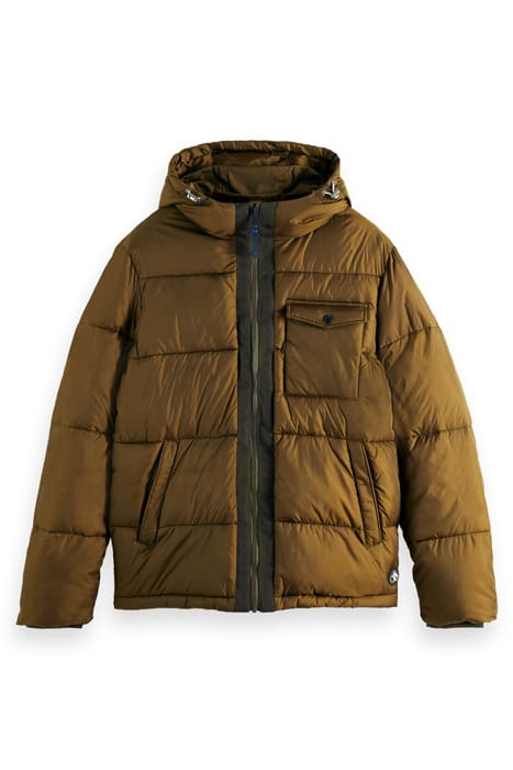 HOODED PUFFER JACKET MILITARY 3