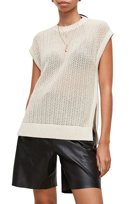 ZADIE TANK PAMPAS WHITE 5