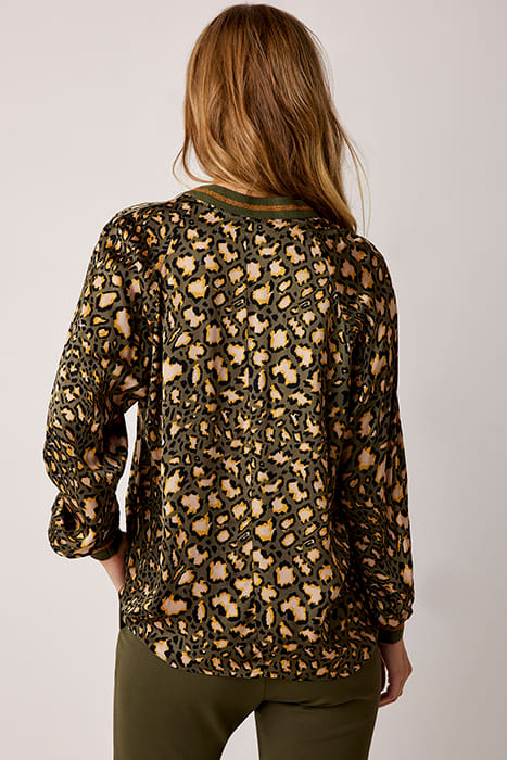 V-NECK TOP FANCY ANIMAL IVY GREEN 2