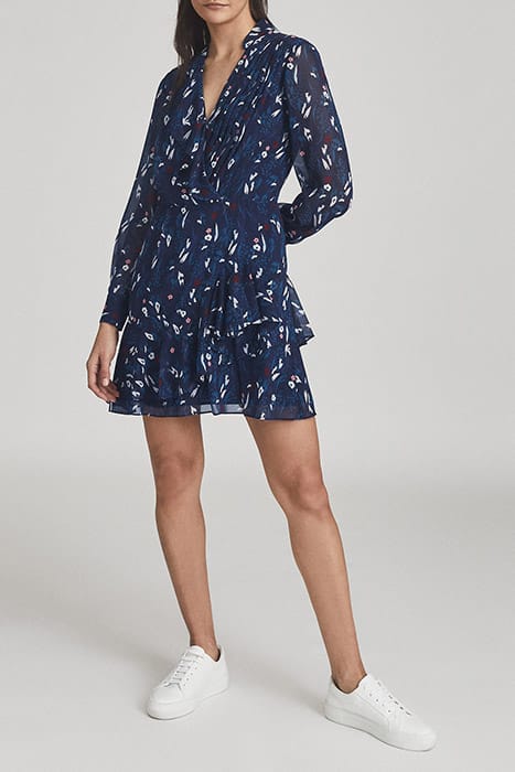 MARIS MINI DRESS TEAL 1
