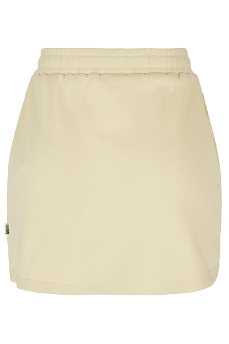 LADIES ORGANIC TERRY MINI SKIRT SOFTYELLOW 10