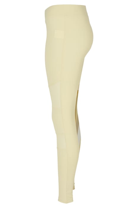 LADIES TECH MESH LEGGINGS SOFTYELLOW 9