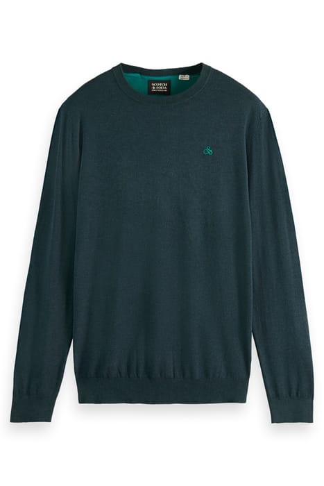 ESSENTIALS - ECOVERO VISCOSE-BLEND LOGO CREWNECK PULLOVER SP 1