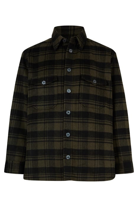 ASBURY LS SHIRT KHAKI GREEN 6
