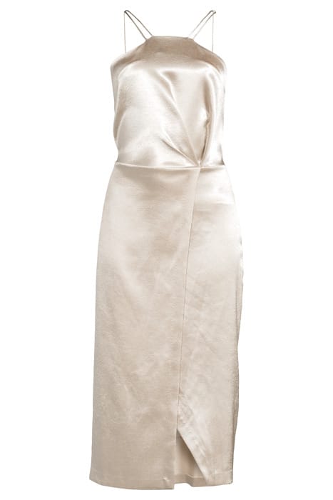 PAOLA GOLD MIDI DRESS 5