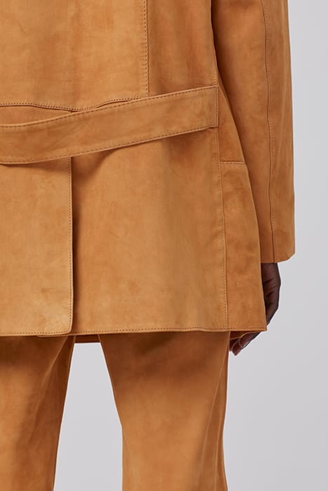 CLOSED WOMEN COLLARLESS BLAZER JACKETS & COATS GOLD EARTH GO 4