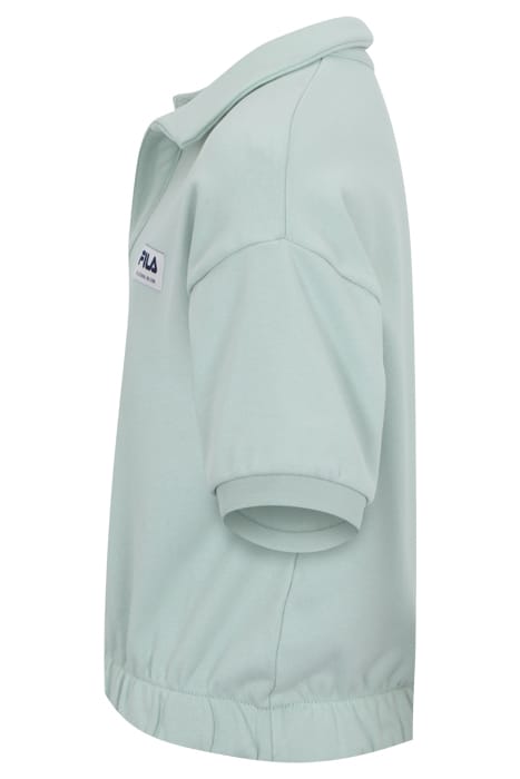 TABEN-RODT TOWELIING KNIT POLO SILT GREEN 3