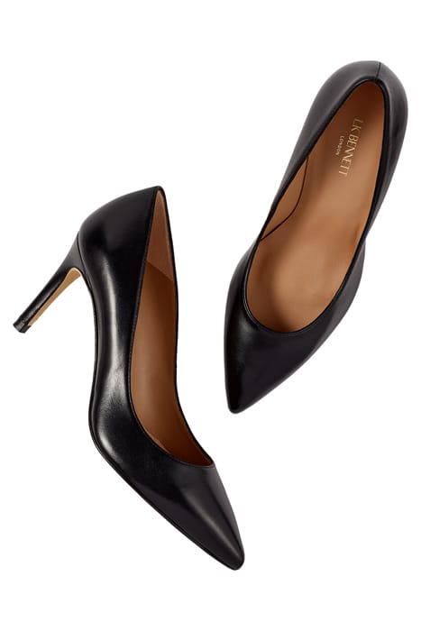 FLORET COURT HEEL BLACK 4