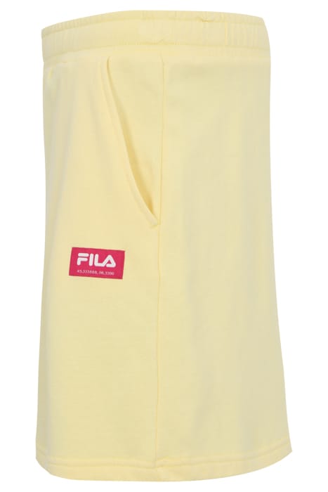 TAGMERSHEIM TOWELLING KNIT TRACK SKIRT PALE BANANA 3
