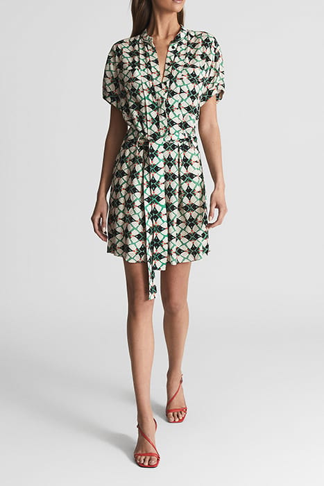 NIKKI-GEO SHIRT DRESS — BODYCON 2