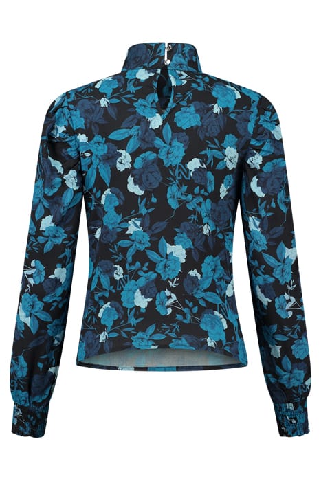STEFANIE TOP BLUE FLOWER 2