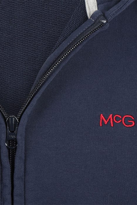 ESSENTIAL HOODED ZIP THRU NAVY 3