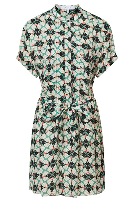 NIKKI-GEO SHIRT DRESS — BODYCON 6