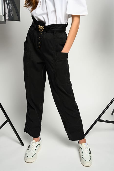 BOTANICA PANTALONE FLUIDO DIAG BLACK 5