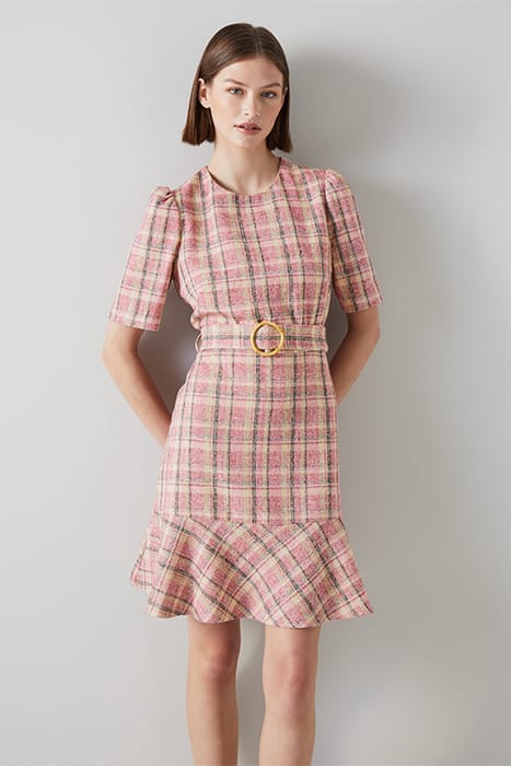 ELIZA MINI DRESS PINK 1
