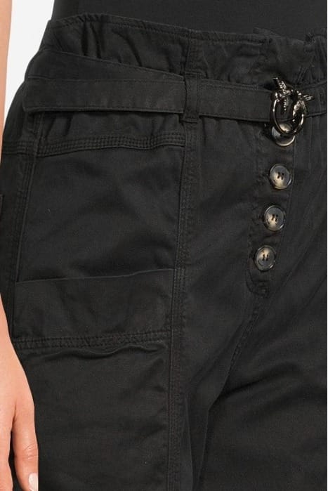 BOTANICA PANTALONE FLUIDO DIAG BLACK 9