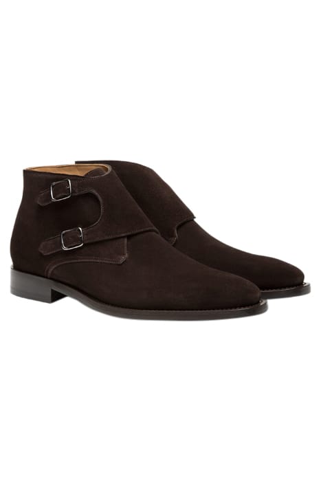 DARK BROWN BUCKLE BOOT 1