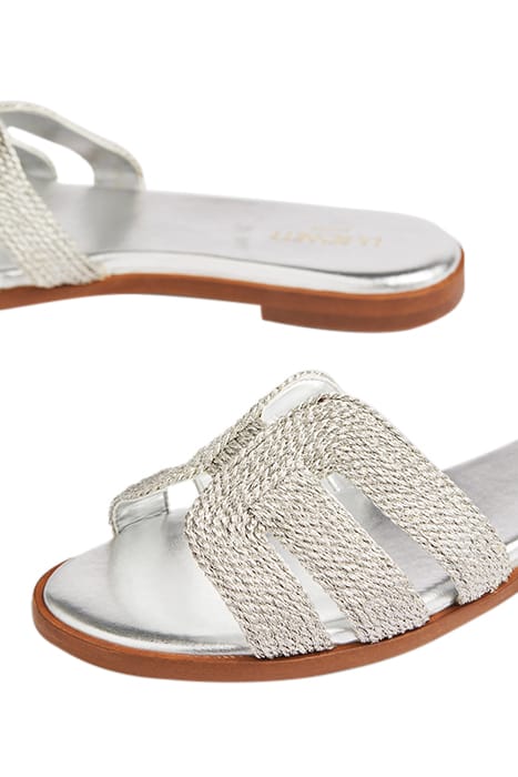 RILEY SLIPPERS SILVER 4