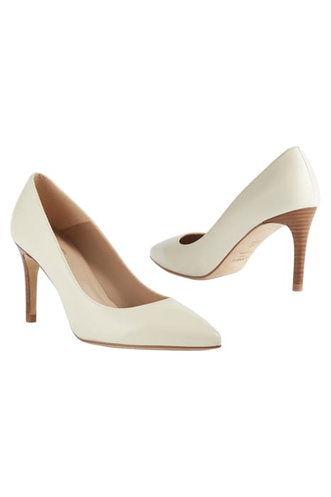 FLORET COURT HEEL WHITE 3
