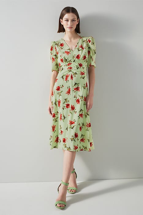 GABBI MIDI DRESS GREEN 1