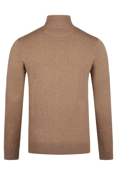 ZIP THRU CARDIGAN CARAMEL 5