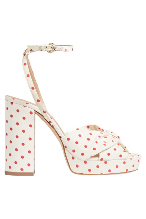 AMANDA SANDAL IVORY/RED 1