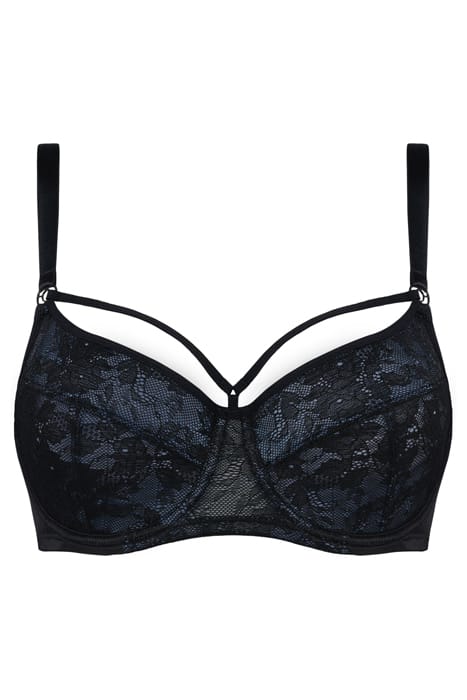 SPACE ODYSSEY BIJOU BLUE BALCONY BRA 2