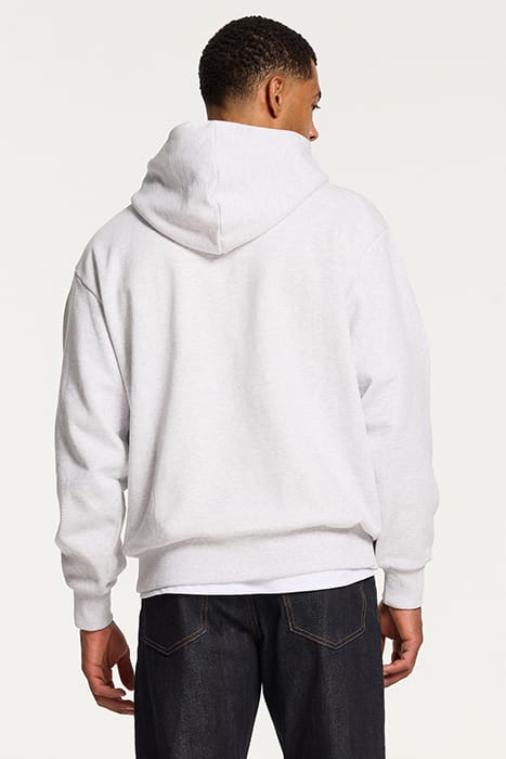 MEN BASEBALL HOODIE GREY MELANGE 3