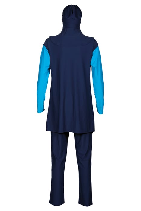 W ABIR COVER UP NAVY TURQUOISE 7