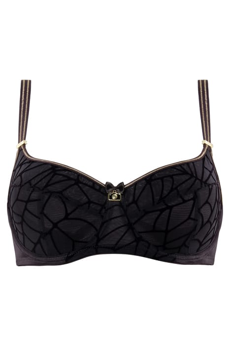 THE ADVENTURESS BLACK GOLD LUREX BALCONY BRA 3