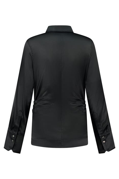 RONO FITTED BLOUSE BLACK 2