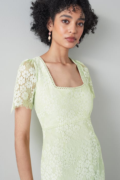 POSY MIDI DRESS PISTACHIO 5